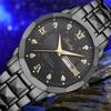 Reloj de Hombre Moda Impermeable Calendario Incrustado de Diamantes Polígono Caliente Transfronterizo Reloj Automático de Cuarzo Reloj Electrónico