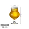 Taza Grande de Cerveza y Cola para Bar Vidrio Personalizado Hogar Espesado Taza de Cerveza Artesanal Celebridad de Internet Creativa Taza de Vino de Trigo