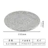 Louça de melamina de grau alimentício prato de lado largo disco de embrulho prato frio comercial restaurante hotpot hotel acompanhamento refogado