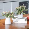 [Piedra Colgante de Flores y Hojas] Plantas Verdes Trepadoras Coloridas, Plantas de Flores en Maceta de Escritorio en la Oficina, Fáciles de Cultivar, Resistentes al Calor y al Frío
