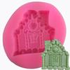 Molde de silicone para modelagem de casa de conto de fadas Molde de bolo flip feito à mão Molde de bolo flip Ferramenta de doces flip Ferramenta decorativa Molde de bolo Outros Não