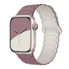 Adequado para Apple Iwatchs10 Pulseira de Relógio Silicone Magnética Laço de Três Contas Pulseira de Relógio Applewatch 8ª/9ª Geração