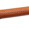 Cubierta de Manillar de Bicicleta Muerta Voladora Esponja de Bicicleta Retro Cosida a Mano Guantes de Cuero Suave Tapón de Manillar Plegable de Cuero para Carretera