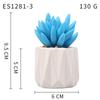 Planta Suculenta Simulada Macetas, Decoración de Muebles de Oficina Nórdicos, Nuevas Suculentas Bonsái Simuladas de Alta Calidad para el Hogar