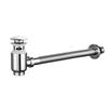 Juego de Desagüe para Lavabo Lia con Desagüe de Pared y Piso Pop-Up, Elevador de Cesta, Tubo Corrugado de Cobre Completo, Tapón Antiolor, Tubería de Drenaje