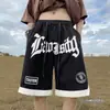 Fabricante Original Pantalones de Cinco Puntos Marca Juvenil de Moda Peso Pesado Streetwear Americanos Pantalones Deportivos Sueltos de Hombre Verano Delgados