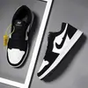 Sapatos Masculinos Aj Air Force One Dunk Casal Preto e Branco Panda Sapatos Femininos Baixo Lightning Barb Tênis Aj1 Sapatos Masculinos