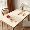 Alfombrilla de mesa impermeable y a prueba de aceite de alta calidad, alfombrilla de mesa rectangular para el hogar, sin necesidad de limpiar, fabricantes