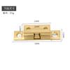 Cuentas Táctiles de Cobre Sólido Cuentas de Tarjeta de Cobre Cuentas Táctiles Cerradura Resorte Puerta de Gabinete Cuentas Táctiles Material de Latón Engrosado Herrajes para Cerradura de Tarjeta