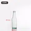 Garrafa de Cerveja Artesanal Transparente Marrom 330ml Fornecimento de Garrafa de Cerveja Garrafa de Vidro para Bebidas Refrigerantes