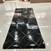 Rolo de Adesivo de Parede de Mármore Imitação Azulejo Autoadesivo Decoração de Parede para Esconder Fundo Feio da Sala de Estar Papel de Parede à Prova d'Água e à Prova de Umidade