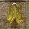 Vintage Retro Algodón Puro para Mujer Verano Nuevo Cintura Elástica Sueltos Casual Versátiles Shorts Jogger