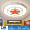 Lámpara de techo de estrella de cinco puntas Lámpara del Salón de la Asamblea General Oficina Sala de Conferencias Redonda del Pueblo Lámpara Redonda Grande de 1,2 m