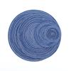 Manteles Individuales Redondos Tejidos, Manteles Lavables de Algodón Poliéster para Mesa de Cocina, Posavasos Vajilla, Simples y Resistentes al Desgaste