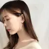 Brincos Espirais em Forma de S Longos Ondulados Celebridade Coreana e Japonesa Lee Byung-Hee Brincos para Mulheres Simples Exagerados Tiktok Kuaishou Brincos