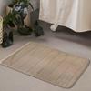 Alfombra al por mayor de fábrica de felpa coral absorbente tapete para puerta de baño tapete para pies de entrada