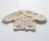 Chaqueta Infantil Primavera 2026 Estilo Coreano Abrigo de Algodón Holgado Peluche Grueso para Niños Ropa de Algodón para Niñas Lana Islandesa Combinación Padre-Hijo