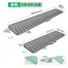 Alfombrilla escurridora extendida de bordes estrechos para fregaderos de cocina, con diseño inclinado para el drenaje del agua, a prueba de salpicaduras y material de silicona para el almacenamiento