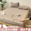 Protector de colchón impermeable de una sola pieza para ancianos y mascotas, funda de colchón a prueba de orina, juego de sábanas fijas antideslizantes, juego de tres piezas