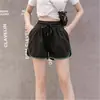 Shorts Esportivos de Verão Feminino 2026 Novo Estilo para Corrida ao Ar Livre Yoga Solto Tamanho Grande Tamanho Grande Casa Perna Larga Linha A Hot Pants