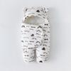 Cobertor acolchoado para bebê recém-nascido primavera, outono e inverno, saco de dormir de algodão anti-susto para segurar o bebê, mantas de bebê