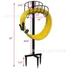 Soporte para Manguera de Jardín Desmontable de Metal Resistente Colgador de Tubería de Agua Soporte de Manguera Independiente para Exteriores para Patio y Césped