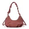 Bolsa de Hombro Única Bestseller Estilo Coreano Bolso de Hombro Plegado para Mujer Bolso de Axila Color Sólido de Gama Alta Bolso Cruzado de Nicho para el Trabajo