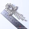Broche de franja com diamantes inteiros elegante outono e inverno europeu e americano popular online moda street style broche de lapela com franja acessórios para terno