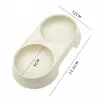 Atacado Tigela Dupla para Pet Tigela para Gato Tigela Dupla para Pet Prato para Gato Cor Doce Tigela de Alimentação para Pet Tigela para Pet Cor Macaron