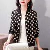 Estilo Verano Nuevo Estilo Floral Delgado Corto Prendas Exteriores Béisbol Tallas Grandes para Mujer Cárdigan de Madre Protección Solar Top Ropa Exterior