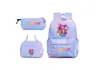 Nova mochila estampada de grupo feminino caçador de demônios kpop transfronteiriça versão coreana ensino fundamental médio ensino médio grande capacidade estudante casual mochila de dupla alça