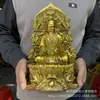 Modelo Latão Kowloon Retroiluminado Três Sábios Puros Patriarca Taoísta Tai Shang Lao Jun Mestre Celestial Original Mestre Celestial Moral