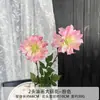 2 Flores Artificiales de Dalia Grandes para Decoración de Salón de Bodas Estilo Nórdico, Arco de Flores Falsas, Flores Artificiales de Dalia