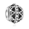 Panjia Nueva Venta Caliente Retro Plata Amor Dados Cuentas DIY Accesorios Pulsera Pulsera