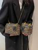 Bolso Mini de Cadena de Tela Estilo Chanel para Mujer 2025 Nuevo Diseño Nicho Caja Bolso Cuadrado Pequeño Bolso Cruzado Versátil