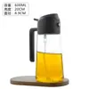 Pote de óleo multifuncional Suprimentos domésticos de cozinha Spray para frasco de óleo dois em um Grande capacidade Press Spray Pot Novo Atacado