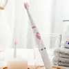 Nueva cepillo de dientes eléctrico de comercio exterior transfronterizo vibración ultrasónica Inteligente 5 velocidades adulto doméstico pelo suave impermeable carga USB