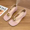 Sandalias de Tanga con Estilo de Hada para Aumentar la Altura Interna para Mujer, Novedad Verano 2026, Suela Plana, Para Uso en Exteriores, Combinan con Faldas, Elegantes Sandalias de Moda