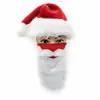 Máscara de Navidad Amazon nueva máscara de barba roja suministros navideños máscara de algodón lavable rojo brillante