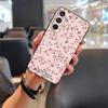 Para capa de celular Samsung juventude silicone à prova de poeira tendência novo grafite luxo divertido borda completa digital mulheres