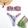Novo maiô dividido feminino verão cor sólida europeu e americano estilo garota gostosa sexy puro quer comércio exterior cross-border biquíni maiô