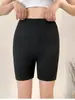 Leggings Gruesos Sin Costuras de Forro Polar Térmico de Calentamiento Rápido para Mujer, Ropa Interior Térmica de Lana, Pantalones Cortos de Seguridad Cálidos, Pantalones Cortos con Forro de Polar para Otoño e Invierno