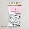 Pincel de Repuesto para Esmalte en Gel Pincel de Mango de Madera de Doble Extremo Juego de Cabezales de Pincel Desmontables Herramientas Profesionales para Salones de Uñas