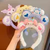 Diadema de Felpa de Dibujos Animados Kulomi para Niños, Banda para la Cabeza de Niña de Otoño e Invierno, Compresión del Cabello, Moño para el Cabello, Ropa para la Cabeza de Bebé