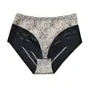 Bragas Sexy de Retazos Rayados Zeriluna, Ajustadas, Cómodas, Transpirables, de Cintura Alta, Sin Costuras, No Ceñidas