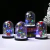 Nuevas Decoraciones de Escritorio Navideñas Brillantes, Regalos de Navidad para Novias, Luz de Noche de Muñeco de Nieve, Decoración con Cubierta Acrílica