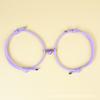 Direto da Fábrica pulseira de corda luminosa para casal coração com coração sucção pulseira de casal para casamento presente de casamento joia