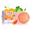 Sabonete em barra de shampoo de cúrcuma novo transfronteiriço sabonete de gengibre sabonete em barra de shampoo de cúrcuma bolo de shampoo sabonete artesanal
