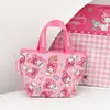 Bolso Tejido Mini Oficialmente Autorizado de Sanrio Portátil Ligero Pequeño Mini Billetera para Monedas Llavero Portatarjetas Bolso de Dibujos Animados