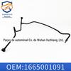 Aplicável a Mercedes-Benz Classe M Classe GL Classe GLE tubo de escape Classe GLS W166 tubo de água da chaleira auxiliar OE 1665001091
